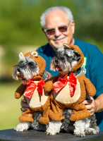 Russell with Bentley and Addy