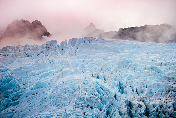 Clouds on Glacier   (Alaska)
