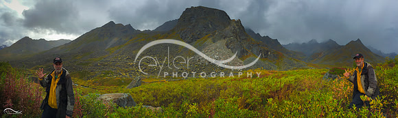 Pano with Jeff Schultz in Alaska
