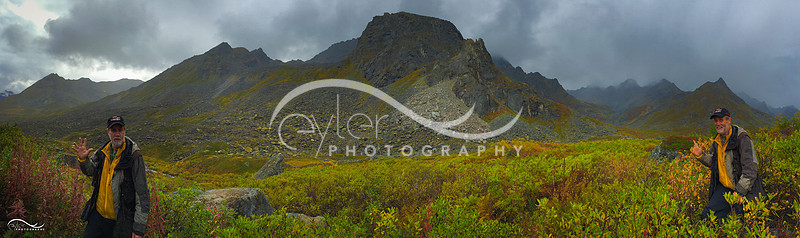Pano with Jeff Schultz in Alaska